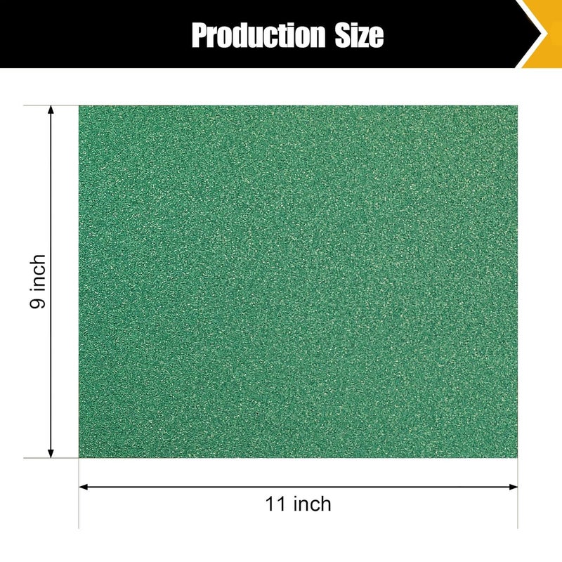 BOSHCRAFT 80 Grit Sandpaper, Sandpaper Assortment Sandpaper for Wood Metal Furniture Hand Sander Sand Paper Set Sandpaper Sheets Cut for Use 9" x 11"/12 Sheets - Image 3